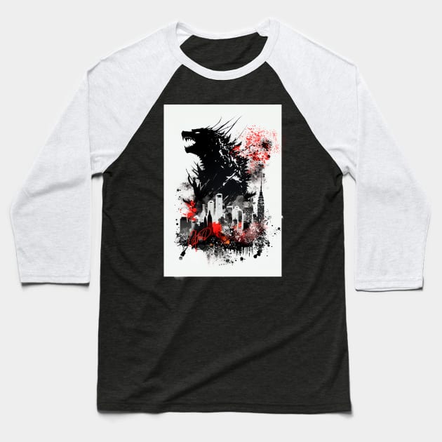 Kaiju Baseball T-Shirt by BYCOLERO